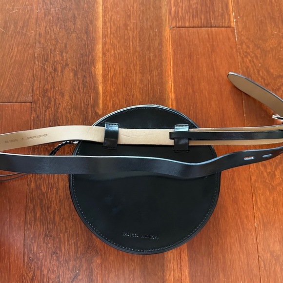 NWOT ~ REBECCA MINKOFF  Black Loki Studded Belt Bag w/front pocket - Picture 6 of 14